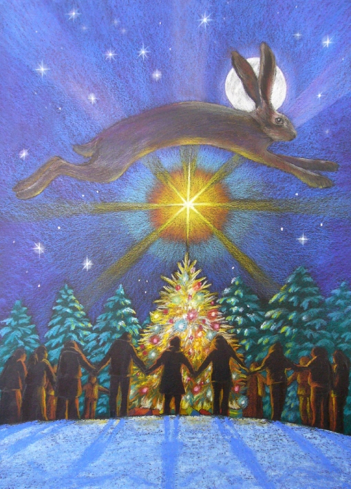 Community celebrates Winter Solstice at the Yule Tree